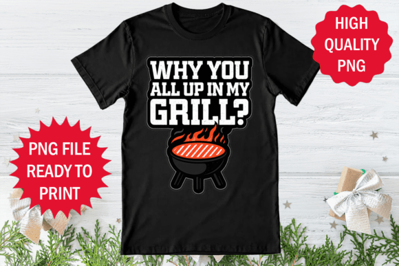 BBQ Grill Graphics for T-Shirt Designs
