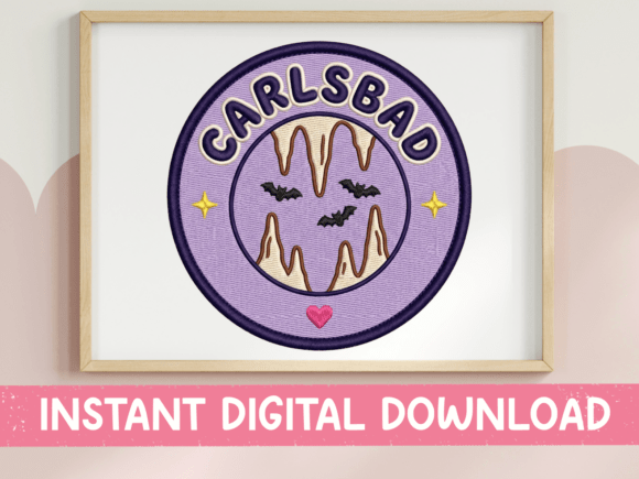 Carlsbad Caverns Badge SVG: Graphics for T-Shirt Designs