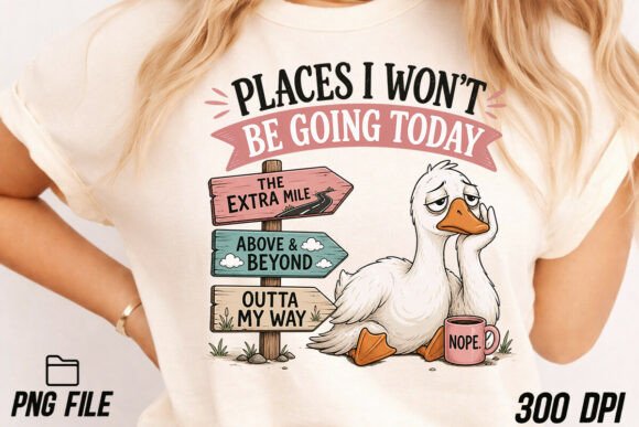 Funny Sarcastic Lazy Tired Goose Png for Graphics