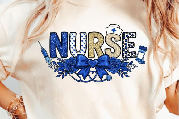 Preppy Nurse Graphics for T-Shirt Designs