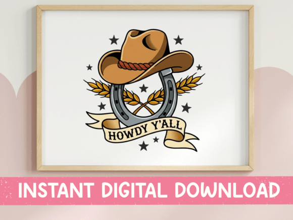 Review: Howdy Yall Cowboy Hat Horseshoe Badge
